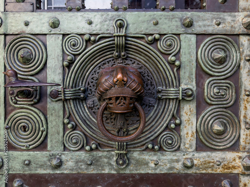 Konstfotografi Fribourg en Brisgau - marteau de porte