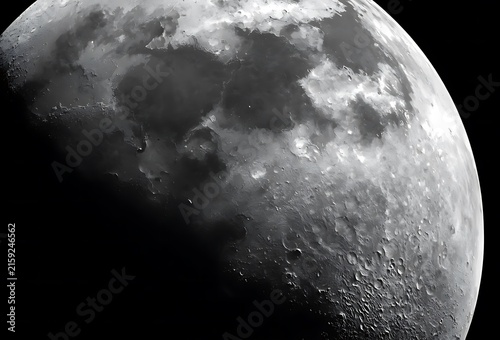 earth and moon