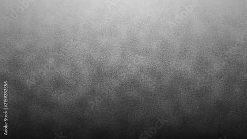 Black and white grainy abstract textured background with linear vertical gradient from top to bottom