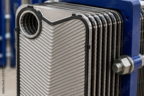 Industrial Plate Heat Exchanger with Corrugated Stainless Steel Plates