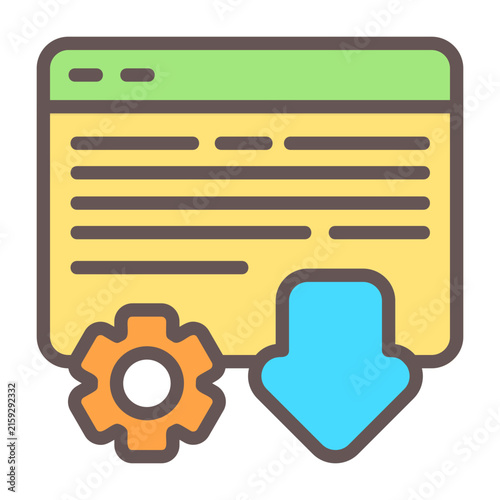Landing Page Design Icon