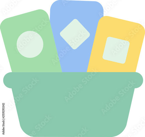 ETF investment basket icon for financial portfolio and stock market analysis