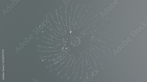 Quadro su tela Abstract artistic conception background gradient natural