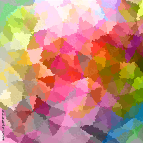 Quadro su tela Set of fun colorful line doodle seamless pattern