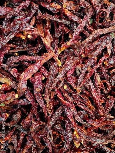 Cuadro en lienzo Dried chili peppers