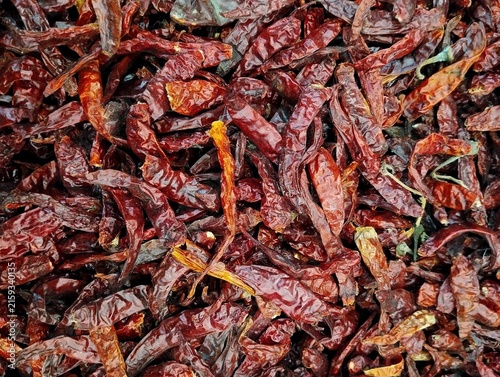 Photography Dried red pepper