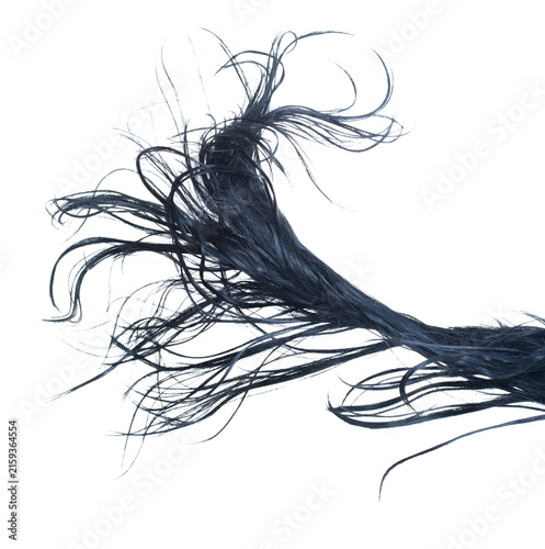 Fotografie Long straight Wig hair style fly wind blow explosion