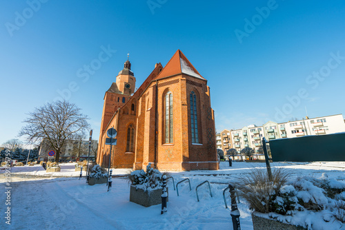 St. Mary's Cathedral in Gorzow Wielkopolski, Poland
