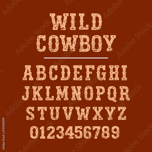 Wild Cowboy is a bold and rugged Western-style display font inspired by classic cowboy culture, the Wild West, ranch life, rodeo posters, saloons, and frontier adventures. Its strong and distinctive