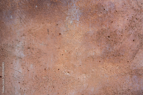 фотографія Full frame shot of an earthen wall texture of clay house structure