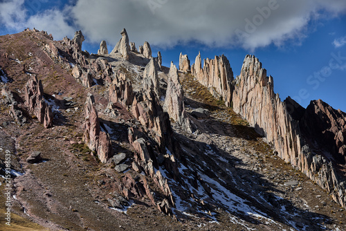 Palccoyo Rainbow Mountain, one of Peru's most extraordinary natural wonders located in the high Andes near Cusco. Unlike its more famous counterpart, Palccoyo offers a quieter, less crowded alternativ