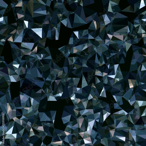 Dark blue geometric abstract mosaic pattern with irregular polygons