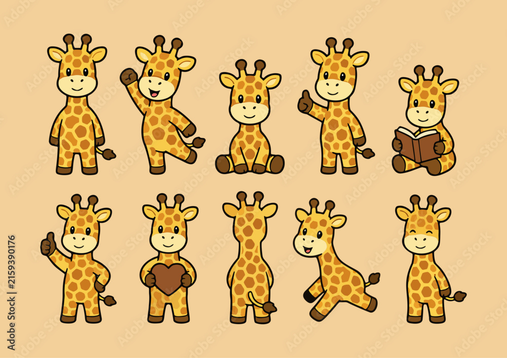 Obraz premium Reticulated Giraffe