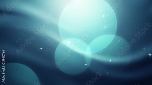 Abstract graphic background with blue sparkle, soft glow circles, teal light bokeh, clean bright digital backdrop, calm elegant abstract background for SEO searchable design