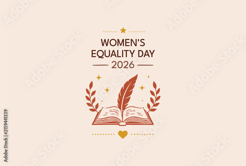 Women's Equality Day 2026 Feminist Book Laurel Women Empowerment Design