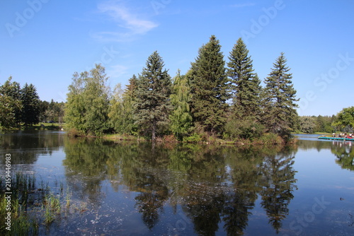 Island In The Lake, William Hawrelak Park, Edmonton, Alberta