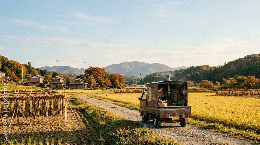 Naklejka premium ある秋の風景