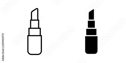 Foto Lipstick icon flat illustrations collection. EPS10
