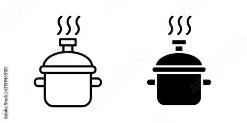Pot icon flat illustrations collection. EPS10