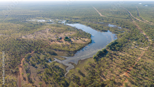 leichhardt lagoon or 12 mile lagoon in far north Queensland, Australia.