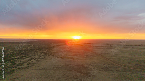 outback sunset in far northern Australia,
