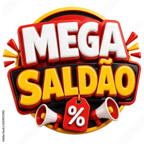 Super Sale 3D Promotional Badges and Labels Collection