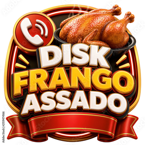 Chicken Special 3D Promotional Badges and Labels Collection