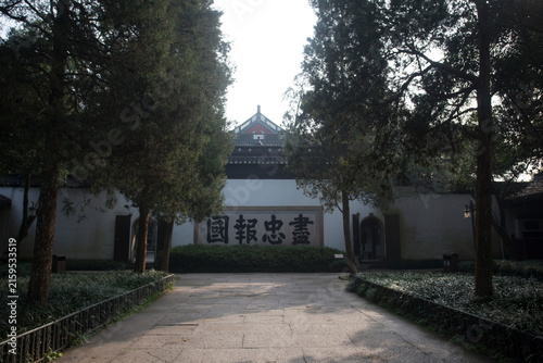 Bild auf Leinwand Traditional Temple in Hangzhou, Zhejiang Province