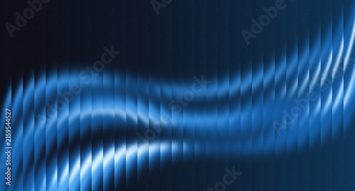 Abstract blue light wave flowing across a dark vertical background with luminous glow, soft gradients, geometric texture, and futuristic digital energy. Ideal for technology, digital media