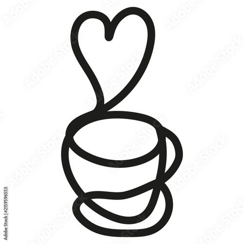 Coffee Cup Drawing Logo