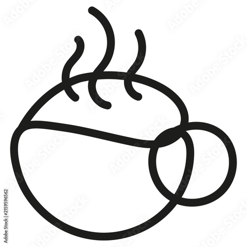Coffee Cup Drawing Logo
