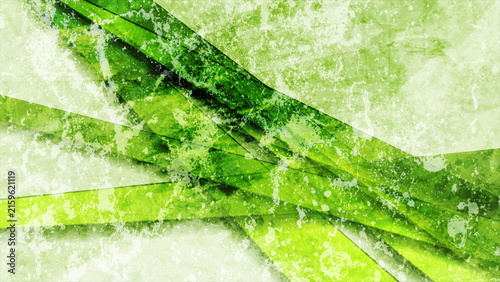 Green grunge striped retro abstract background