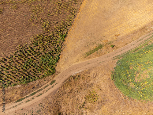 Fotografie A striking drone photo series capturing the stark reality of climate change on t