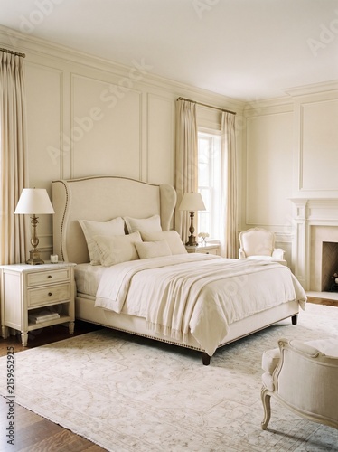 Cream_classic_guest_bedroom_design 1