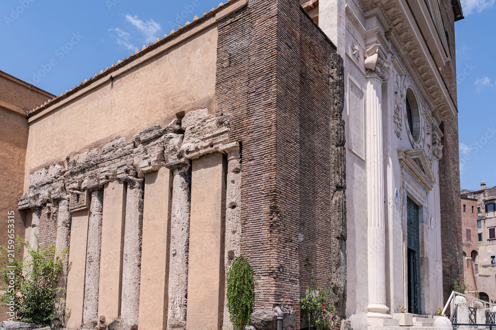 Fototapeta premium Architecture of Rome medieval and ancient historical part