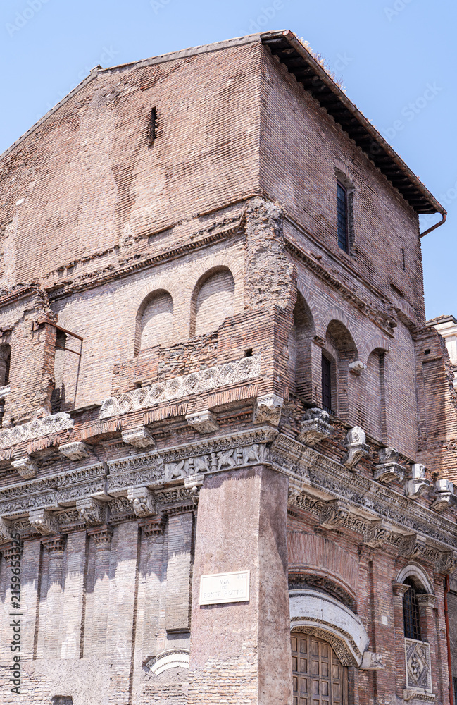 Fototapeta premium Architecture of Rome medieval and ancient historical part