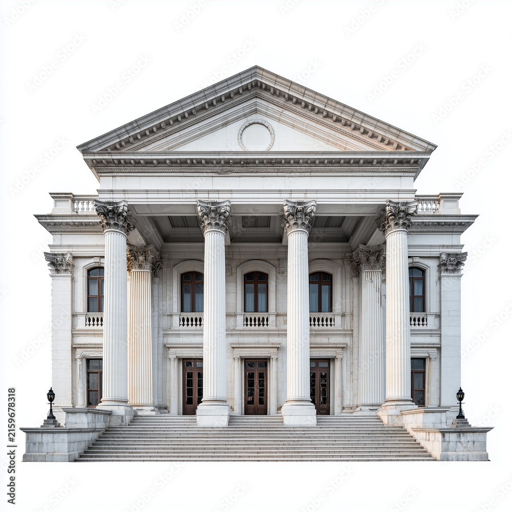Obraz premium Government Court Building Classic Facade