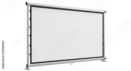 Minimalist empty modern frame on gray background