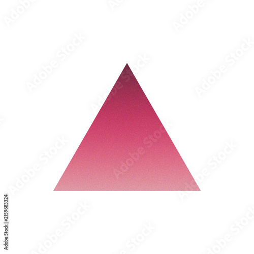 Minimalist Abstract Geometric Triangle Shape with Grainy Gradient Textures for Modern Graphic Design

