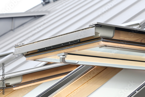 Принти на полотні Open roof windows provide ventilation