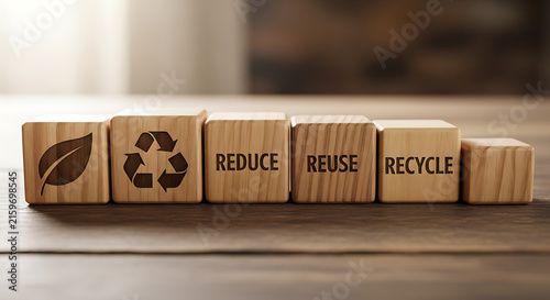 Wooden blocks spelling out business success words