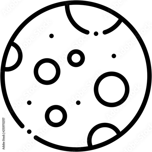 Moon Lunar Crescent Night Full Moon Space Exploration