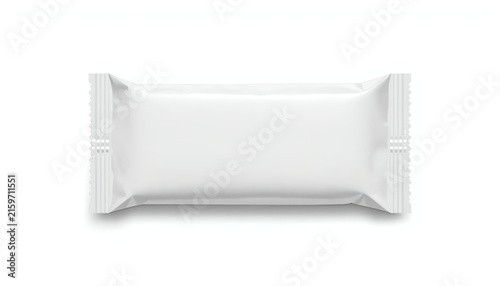 Snack, protein, chocolate bar mockup isolated on white background 