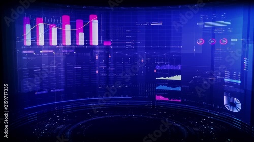 Futuristic global financial data visualization, world map and digital globe with candlestick chart, stock trading analytics, forex market dashboard, fintech infographic, big data interface