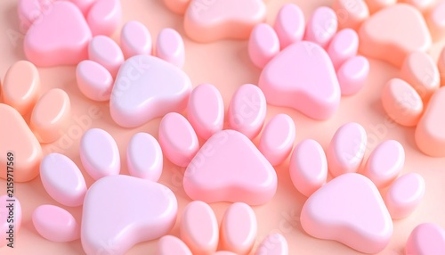 Close up view of pink and white bubble wrap texture.