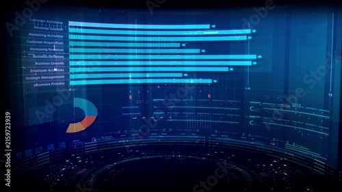 Futuristic global financial data visualization, world map and digital globe with candlestick chart, stock trading analytics, forex market dashboard, fintech infographic, big data interface