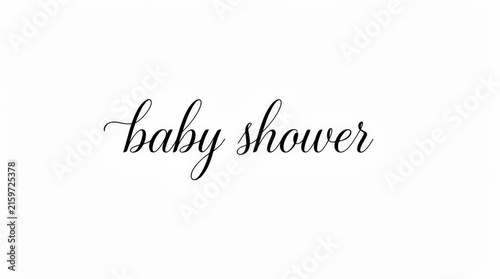 Elegant black script text on white background reading 