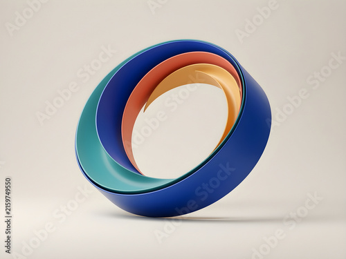 Single broad kinetic ribbon forming a clean rising loop with believable depth for modern editorial design, brand campaign and future-facing abstract background