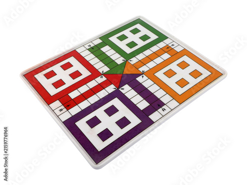 Colorful Ludo Game Design Serving Tray Angle View Isolated On Transparent Background PNG