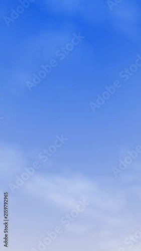 Vertical Sky Clouds Background Animation Loop